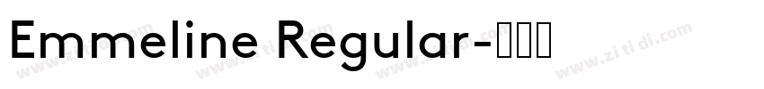 Emmeline Regular字体转换